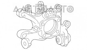 Capac spate dreapta Toyota Rav4 06-12 cu senzor ABS.