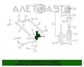 Capac spate dreapta Lexus RX300 RX330 04-09 4WD