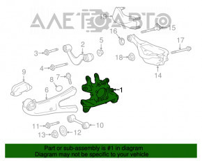 Capac spate dreapta Lexus RX350 RX450h 16-22