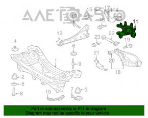 Capac spate stânga Lexus CT200h 11-17