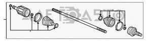 Привод полуось задняя правая Honda CRV 20-22 1.5