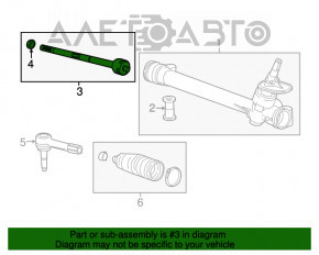 Tija de directie dreapta Chevrolet Bolt 17 - nou original OEM