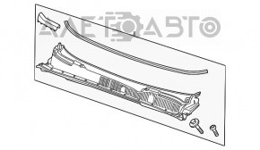 Решетка дворников пластик Buick Encore 13-16