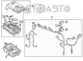 Блок предохранителей подкапотный Buick Encore 17-19