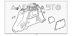 Обшивка арки левая Buick Encore 13-16 сер с карманом