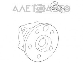 Rulment roată spate stânga Lexus LS460 LS600h 07-12 nou aftermarket GSP