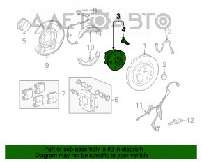 Rulment roata spate dreapta Lexus LS460 LS600h 07-12