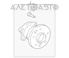 Rulment roată spate dreapta Toyota Highlander 08-13 AWD nou OEM original