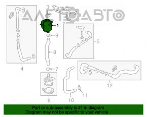 Rezervor de expansiune pentru răcire Chevrolet Bolt 17- cu capac