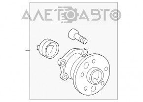 Rulmentul roții din spate dreapta pentru Toyota Camry v50 12-14 SUA, nou, neoriginal, GSP.