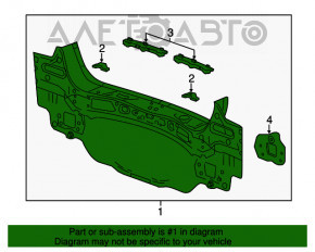 Panoul din spate al Buick Encore 13-19, grafit, a fost făcut.