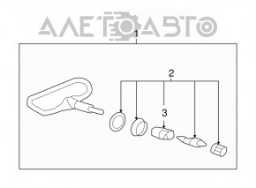 Senzorul de presiune a roților Mitsubishi Outlander Sport ASX 10- nou original OEM