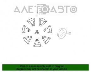 Колпак колесный R16 Mitsubishi Outlander 14-21