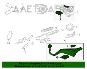 Capacul torpedoului dreapta Chevrolet Bolt 17-18