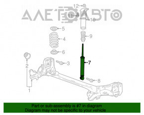 Amortizor spate dreapta Chevrolet Bolt 17-21 nou OEM original