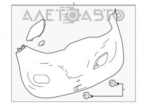 Capacul portbagajului inferior Chevrolet Bolt 17-21