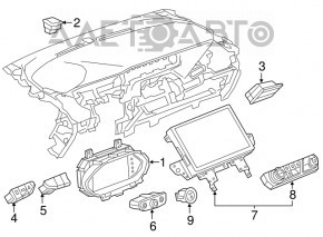 Controlul monitorului și al climatului pentru Chevrolet Bolt 17-21