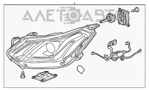 Far stânga față asamblată Chevrolet Bolt 17- adaptiv