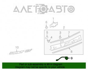 Camera de vizionare spate pentru Chevrolet Bolt 17-19