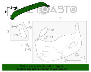 Capacul portbagajului superior al Chevrolet Bolt 17-21