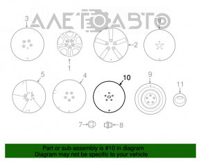 Колпак колесный R17 Toyota Rav4 13-18