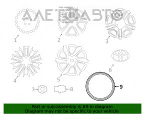 Roata de rezerva Toyota Rav4 19- R17 165/80