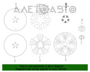 Запасное колесо докатка Lexus RX350 RX450h 10-15 R18 165/90 5x114.3