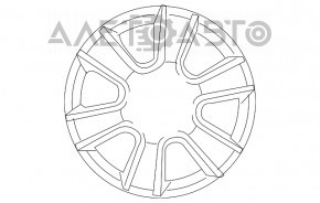 Диск колесный R17 5x114.3 Lexus RX330 03-09 бордюрка, под покрас