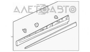 Capac usa fata inferioara stanga Chevrolet Bolt 17-21