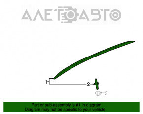 Balustradele longitudinale Chevrolet Bolt 17 - vopseaua s-a cojit.