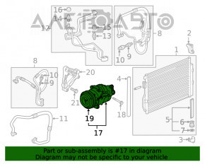 Компрессор кондиционера Buick Encore 13-19