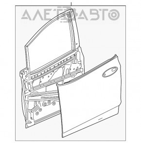 Дверь в сборе передняя левая Chevrolet Bolt 17-