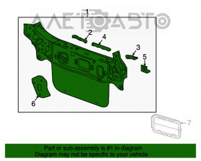 Panoul din spate al Chevrolet Bolt 17-