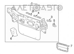 Panoul din spate al Chevrolet Bolt 17-