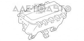 Perna de siguranță airbag pentru pasager în bordul mașinii Chevrolet Trax 15-22.