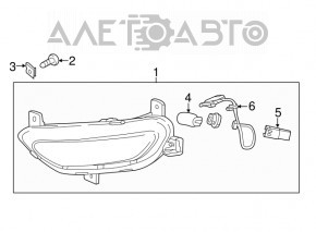 Semnalizator stânga Chevrolet Bolt 17-