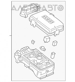Блок предохранителей подкапотный Chevrolet Cruze 17- АКПП 1.4