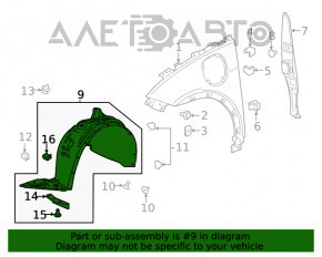 Bara de protecție față dreapta Chevrolet Bolt 17-21 nouă, originală OEM