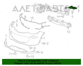 Montare bara fata stanga Chevrolet Bolt 17-21, suport rupt.