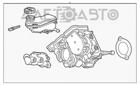 Главный тормозной цилиндр с бачком в сборе Chevrolet Bolt 17