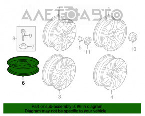 Roata de rezerva Honda CRV 12-16 R17 165/80