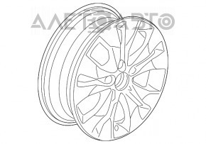 Диск колесный R17 Honda CRV 12-16