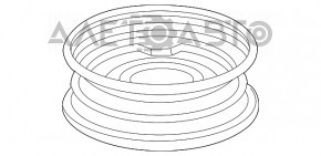 Запасное колесо докатка R16 125/80 Honda Accord 13-17