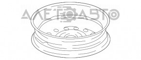 Roata de rezerva pentru Honda Accord 13-17 R17 135/80