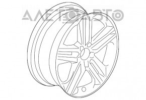 Диск колесный R19 114.3 Honda Accord 13-17 тип 2, бордюрка