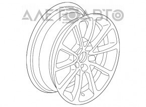 Диск колесный R18 Acura TLX 15-17 дорест, бордюрка