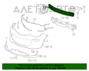 Amplificatorul de bara fata Chevrolet Bolt 17-