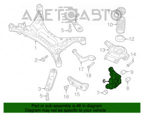 Capacul spate dreapta Nissan Maxima A36 16-