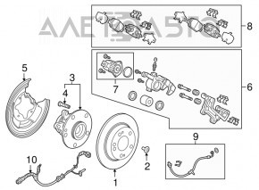 Suport spate dreapta pentru Honda CRV 17-22 electric