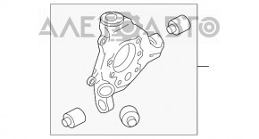 Capac spate stânga Nissan Murano z51 09-14 AWD